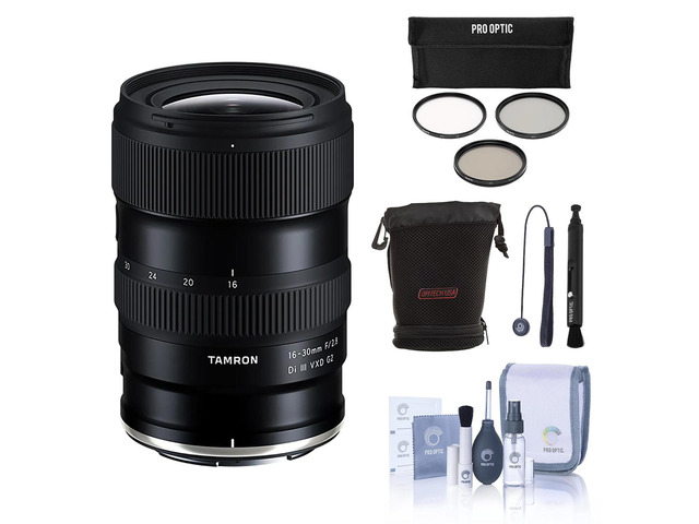 Tamron 16-30mm f/2.8 Di III VXD G2 Lens for Nikon Z w/67mm Filter Kit, Case
