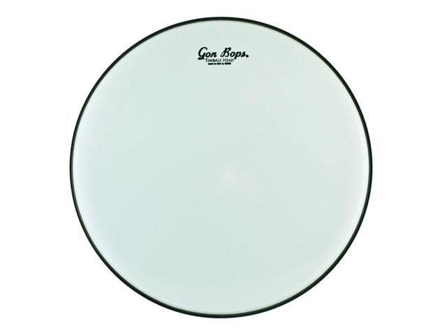 Gon Bops Remo 13' Smooth White Timbale Head with GB Logo #DH13TH