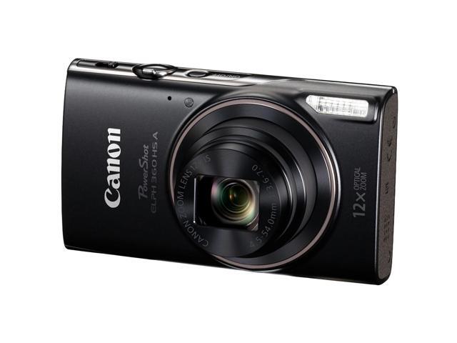 Canon - PowerShot ELPH 360 HS A Full HD Video 20.2-Megapixel Digital Camera - Black - image 11