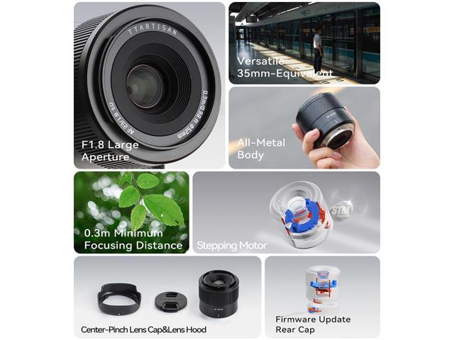 TTArtisan AF 23mm f/1.8 Lens for Sony E, Black