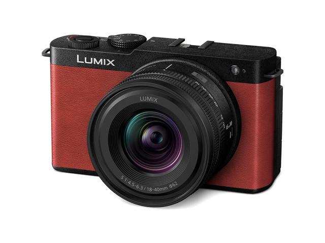 Panasonic LUMIX S9 Mirrorless Camera with 18-40mm f/4.5-6.3 Lens, Red