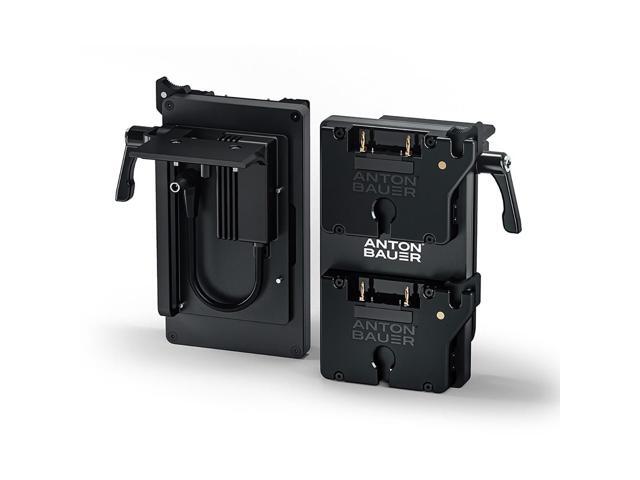 Anton Bauer Dual Micro Battery Bracket with P-Tap for Sony PXW-FX9, Gold Mount, 2-Pack