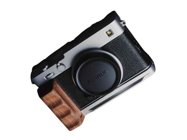 Tilta Mounting Baseplate with Wooden Grip for Fujifilm X-E5, Silver