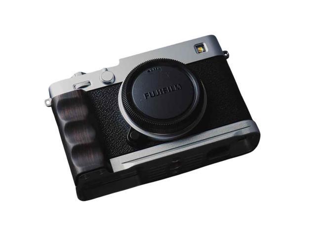 Tilta Mounting Baseplate with Wooden Grip for Fujifilm X-E5, Silver