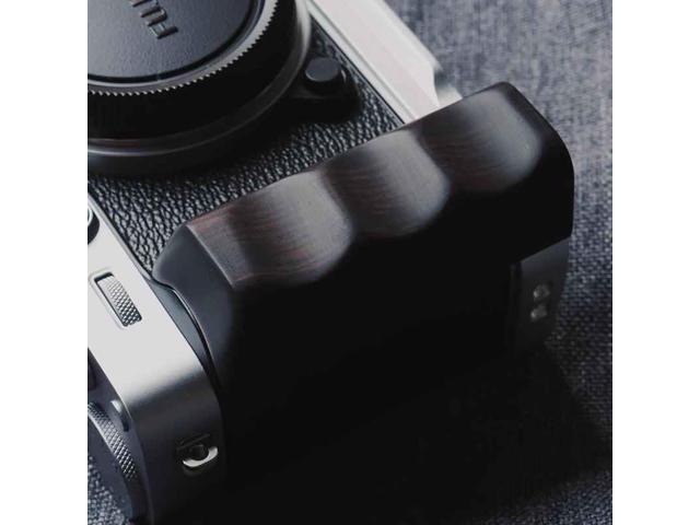 Tilta Mounting Baseplate with Wooden Grip for Fujifilm X-E5, Silver