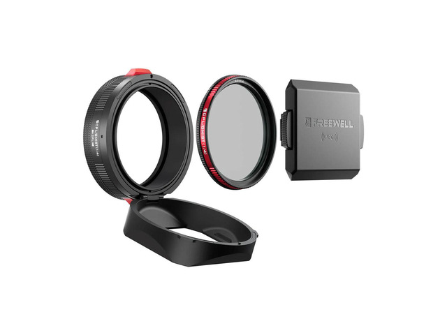 Freewell Real Lens Hood w/49mm CPL/Black Mist 1/4 Filter for Fujifilm X100,Black