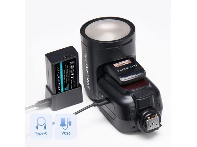 Flashpoint Zoom Li-on X PRO R2 TTL On-Camera Round Speedlight Flash for Sony (Godox V1 Pro)