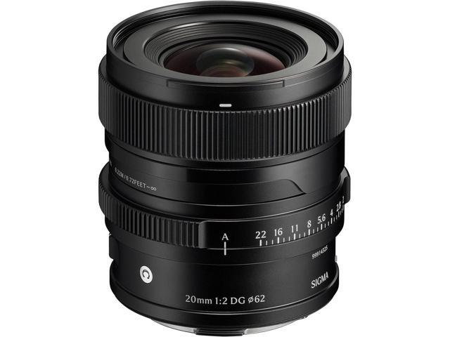 Sigma 20mm f/2 DG Contemporary Lens for L Mount, Black