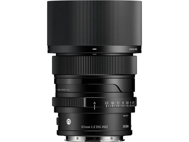 Sigma 65mm f/2 DG Contemporary Lens for L Mount, Black