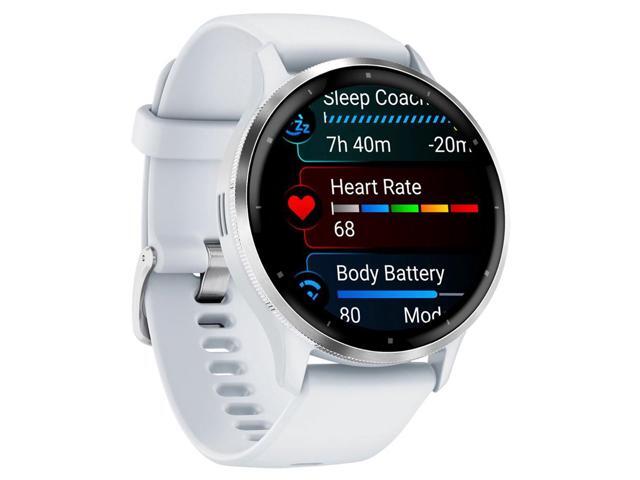 Garmin - Venu 3 GPS Smartwatch 45 mm Fiber-reinforced polymer - Stainless Steel and Whitestone - (2023) - image 8