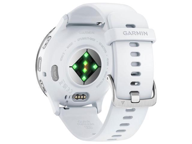 Garmin - Venu 3 GPS Smartwatch 45 mm Fiber-reinforced polymer - Stainless Steel and Whitestone - (2023) - image 9