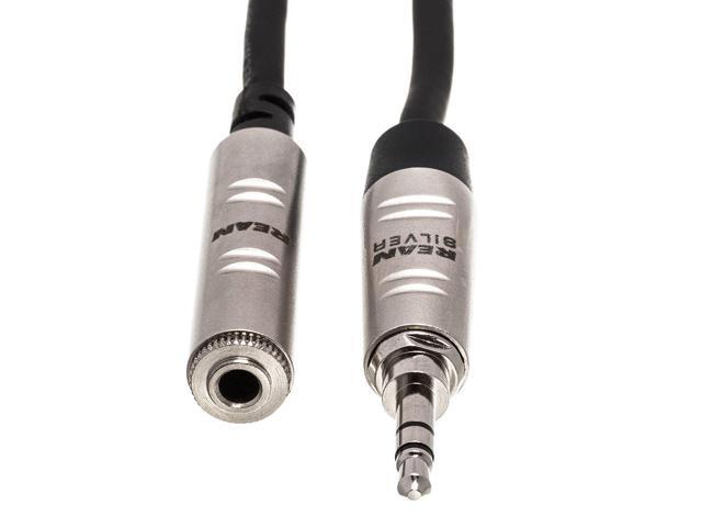 Hosa Technology 25' REAN 3.5mm TRS Male to 3.5mm TRS Female Pro Headphones Cable