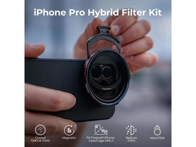 Freewell Pro Hybrid Magnetic Filter Kit for iPhone Case and Genius Rig Cage