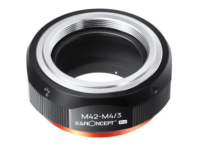 K & F Concept KF M10125 High-precision Lens Adapter Ring, Matte Paint, Orange Secondary Oxide, M42-M4 / 3 PRO