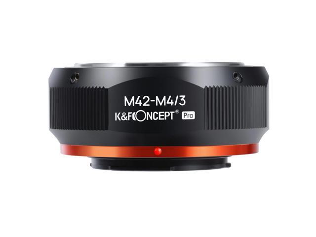 K & F Concept KF M10125 High-precision Lens Adapter Ring, Matte Paint, Orange Secondary Oxide, M42-M4 / 3 PRO