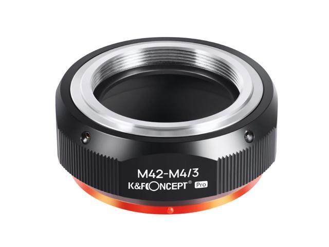 K & F Concept KF M10125 High-precision Lens Adapter Ring, Matte Paint, Orange Secondary Oxide, M42-M4 / 3 PRO