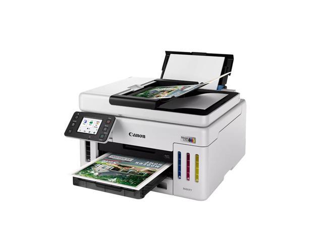 Canon - Megatank GX6120 Wireless All-In-One Supertank Inkjet Printer - White - image 3