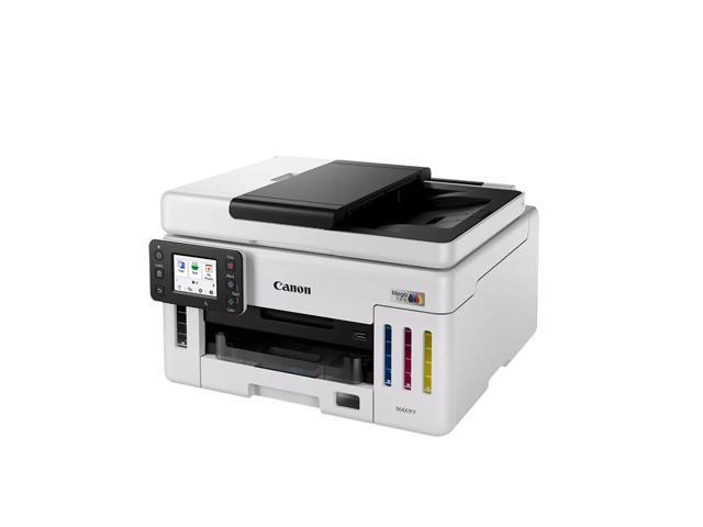 Canon - Megatank GX6120 Wireless All-In-One Supertank Inkjet Printer - White - image 4