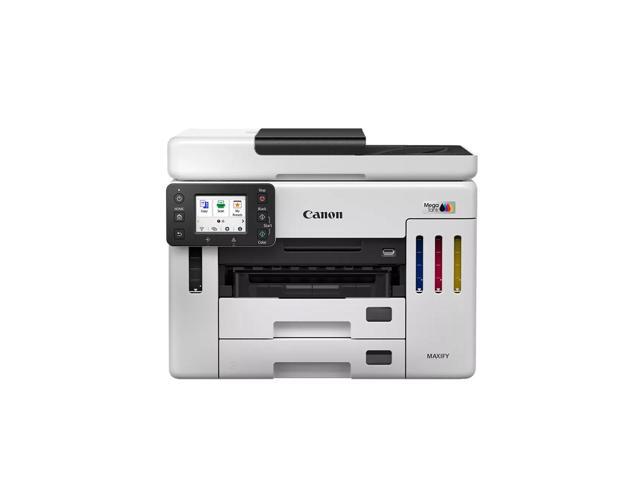 Canon - Megatank GX7120 Wireless All-In-One Supertank Inkjet Printer with Fax - White - image 3