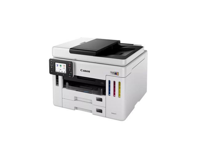 Canon - Megatank GX7120 Wireless All-In-One Supertank Inkjet Printer with Fax - White - image 6