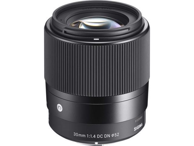 Sigma 30mm f/1.4 DC DN Contemporary Lens for Sony E with Tripod