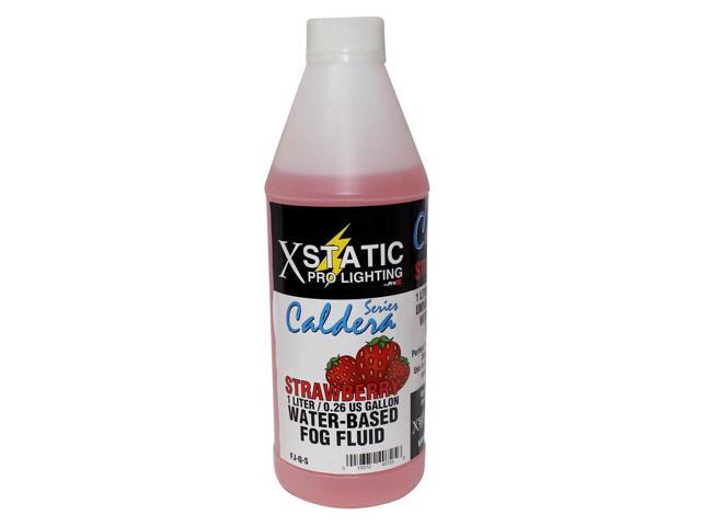 ProX FJ-Q-S Caldera Series Strawberry Scented Water-Based Fog Juice, 1 Liter