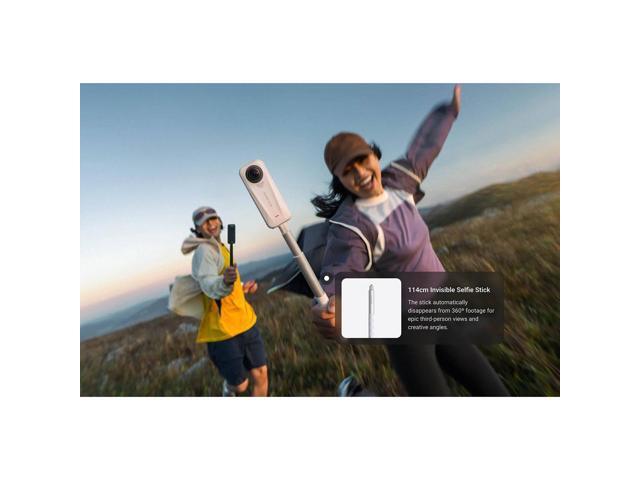 Insta360 X4 Air 8K 360 Action Camera Starter Bundle, Arctic White