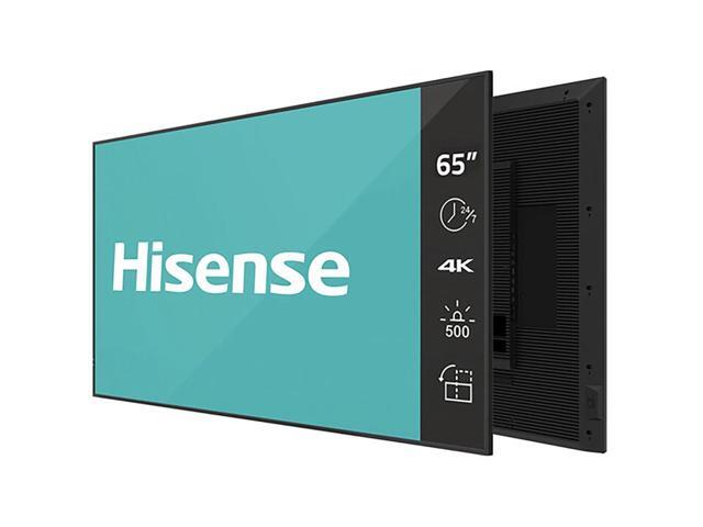 Hisense DM66D Series 65' 16:9 4K UHD IPS DLED Digital Signage Display, Black