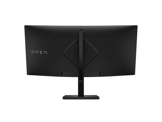 HP OMEN - 34" VA Curved WQHD 180Hz AMD FreeSync Premium Gaming Monitor with Adjustable Height (DisplayPort, HDMI) - Black - image 11