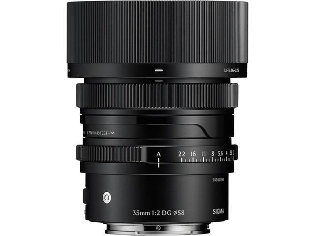 Sigma 35mm f/2 DG Contemporary Lens for Sony E, Black #3B7965