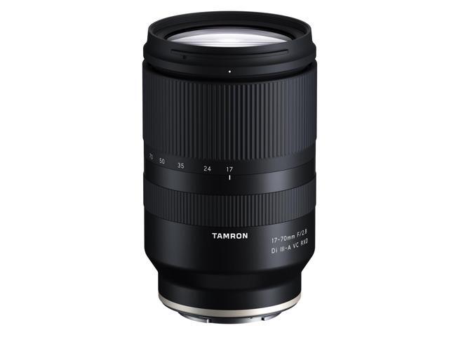 Tamron 17-70mm f/2.8 Di III-A VC RXD Lens for Sony E, Bundle with 3-Section Aluminum Tripod and Cleaning Kit