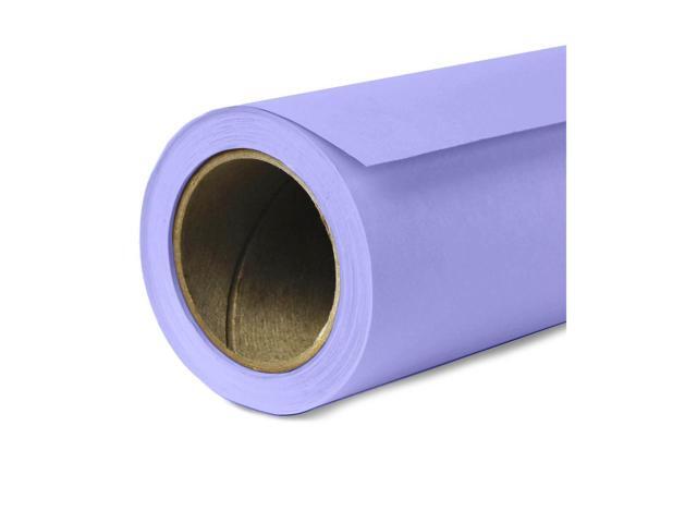 Savage 53'x18' Widetone Seamless Background Paper, Orchid, 2-Pack, Bundle with 4x 1-1/4x1' Steel Spring Clamp, Orange