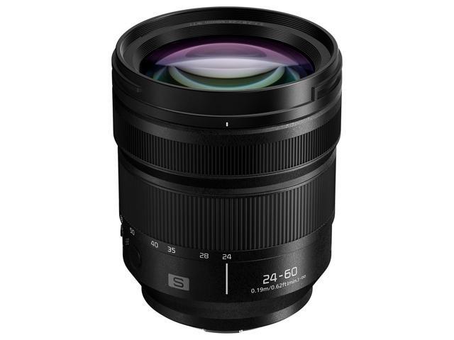 Panasonic LUMIX S 24-60mm f/2.8 Lens for L Mount, Bundle with 77mm Filter Kit, Lens Case, Cleaning Kit and Lens Cap Tether