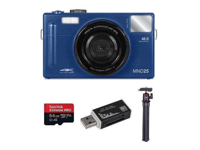 Minolta MND25 Digital Camera, Blue with Essessory kit