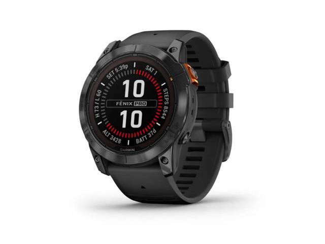 Garmin - fenix 7X Pro Solar GPS Smartwatch 51 mm Fiber-reinforced polymer - Slate Gray - (2023) - image 12
