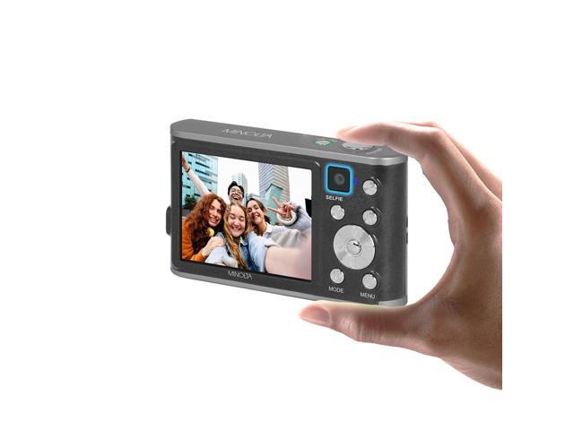 Minolta MND23 48MP Auto Focus 4K Ultra HD Selfie Camera - Black