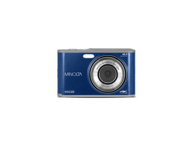Minolta MND23 48MP Auto Focus 4K Ultra HD Selfie Camera - Blue
