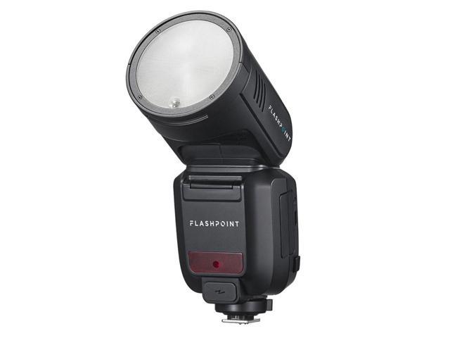 Flashpoint X100 TTL R2 On Camera Li-on Round Head Flash For Nikon, Godox V100 N (No Sub Flash)