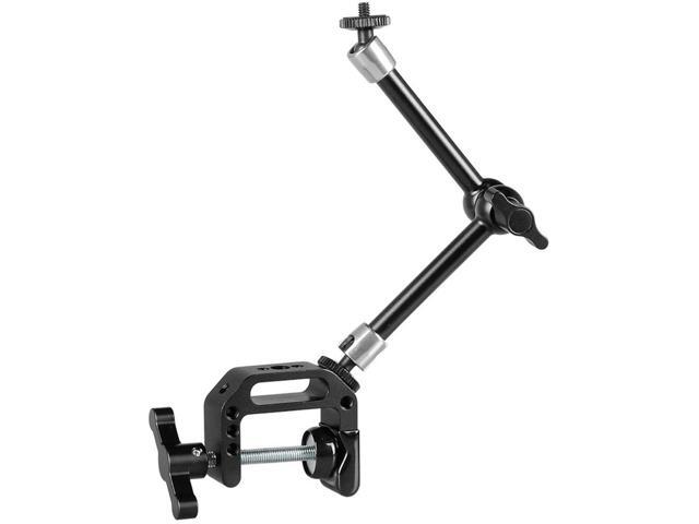 CAMVATE Super C Clamp with 9.8' Magic Articulated Arm and Mini Ball Head with 1/4'-20 Thread Screw Mount for DSLR Camera Cage