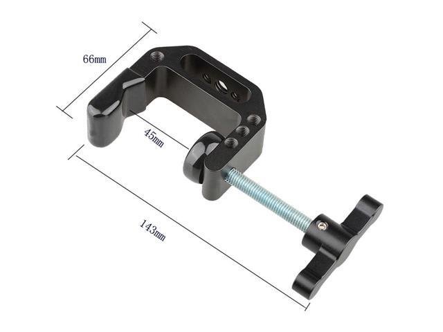 CAMVATE Super C Clamp with 9.8' Magic Articulated Arm and Mini Ball Head with 1/4'-20 Thread Screw Mount for DSLR Camera Cage