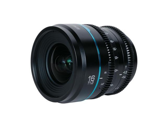 Sirui Nightwalker Series 16mm T1.2 S35 Manual Focus Cine Lens for RF Mount, Black
