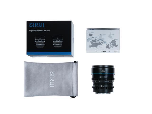 Sirui Nightwalker Series 16mm T1.2 S35 Manual Focus Cine Lens for RF Mount, Black