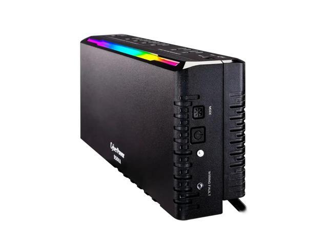 CyberPower - GX950UC Gaming UPS System with RGB Lighting and USB Charging Ports - Black - image 10