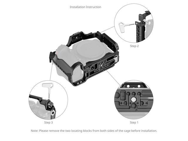 SmallRig Full Camera Cage for Nikon Z5, Z5II, Z6, Z6II, Z7, Z7II Cameras, Black