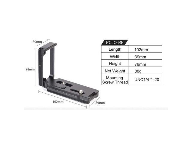 SunwayFoto PCLO-RP One-Piece Structure L Bracket for Canon EOS RP Camera Arca/RRS