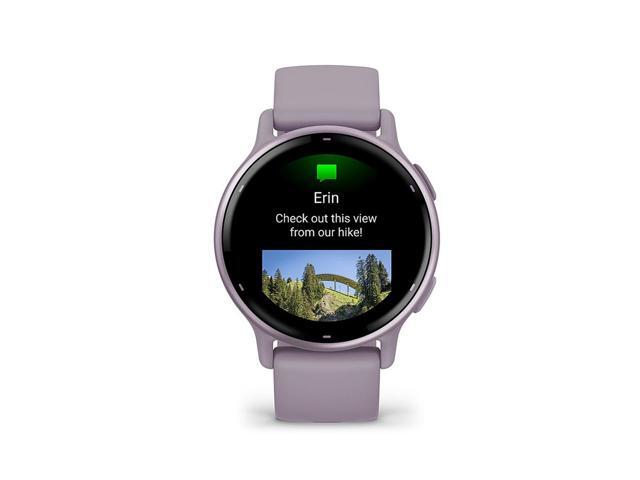 Garmin - vívoactive 5 GPS Smartwatch 42 mm Fiber-reinforced polymer - Metallic Orchid Aluminum and Orchid - (2023) - image 11