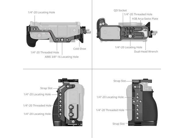 SmallRig Advanced Edition Cage Kit for Nikon ZR Camera, Black
