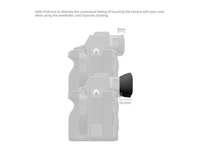 SmallRig Viewfinder Eyecup for Selected Sony Alpha 1, Alpha 7, Alpha 9 Series Cameras