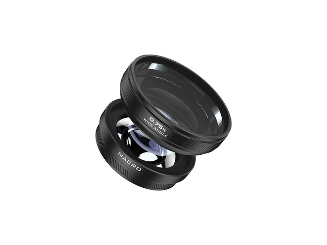 Freewell 2-in-1 0.75x Macro Wide Angle Lens for Fujifilm X100VI & X100V, Black