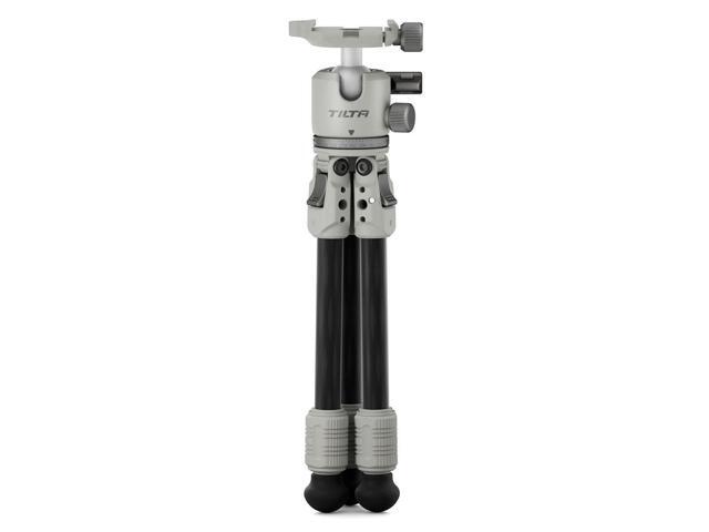 Tilta Tabletop Ball Head with 1-Stage Carbon Fiber Tripod Legs, Snow White